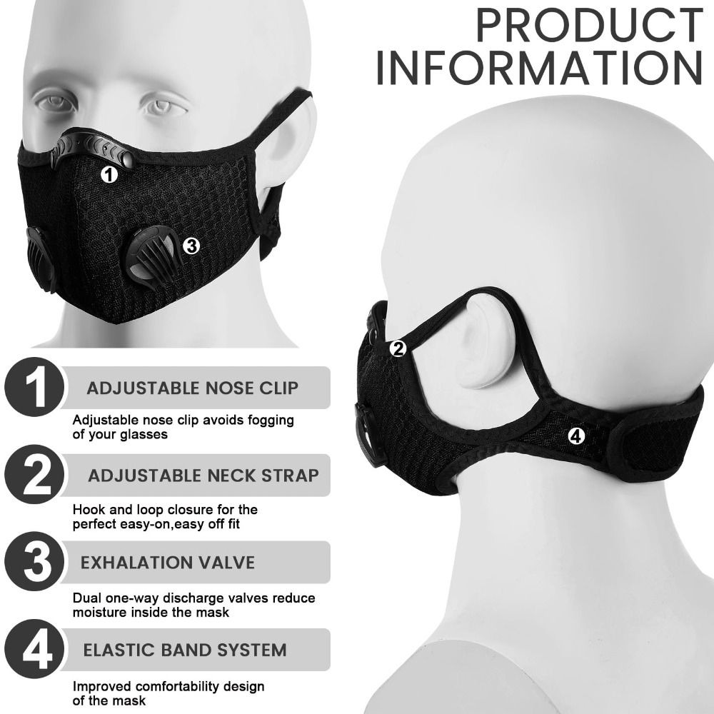 Máscara respirável ergonômica  - Dust Mask Construction avaliação e preço